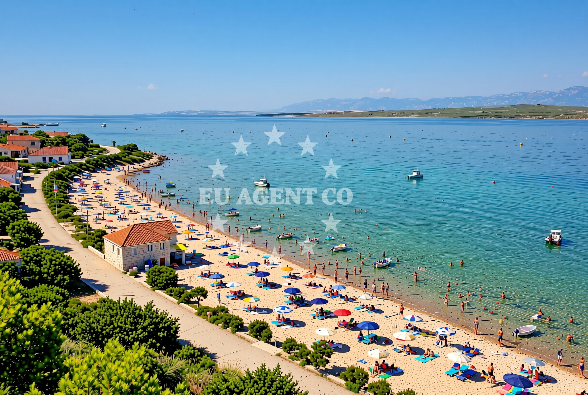 Additional view of Popraština zapad, Vir (Vir) Beach in Popraština zapad
