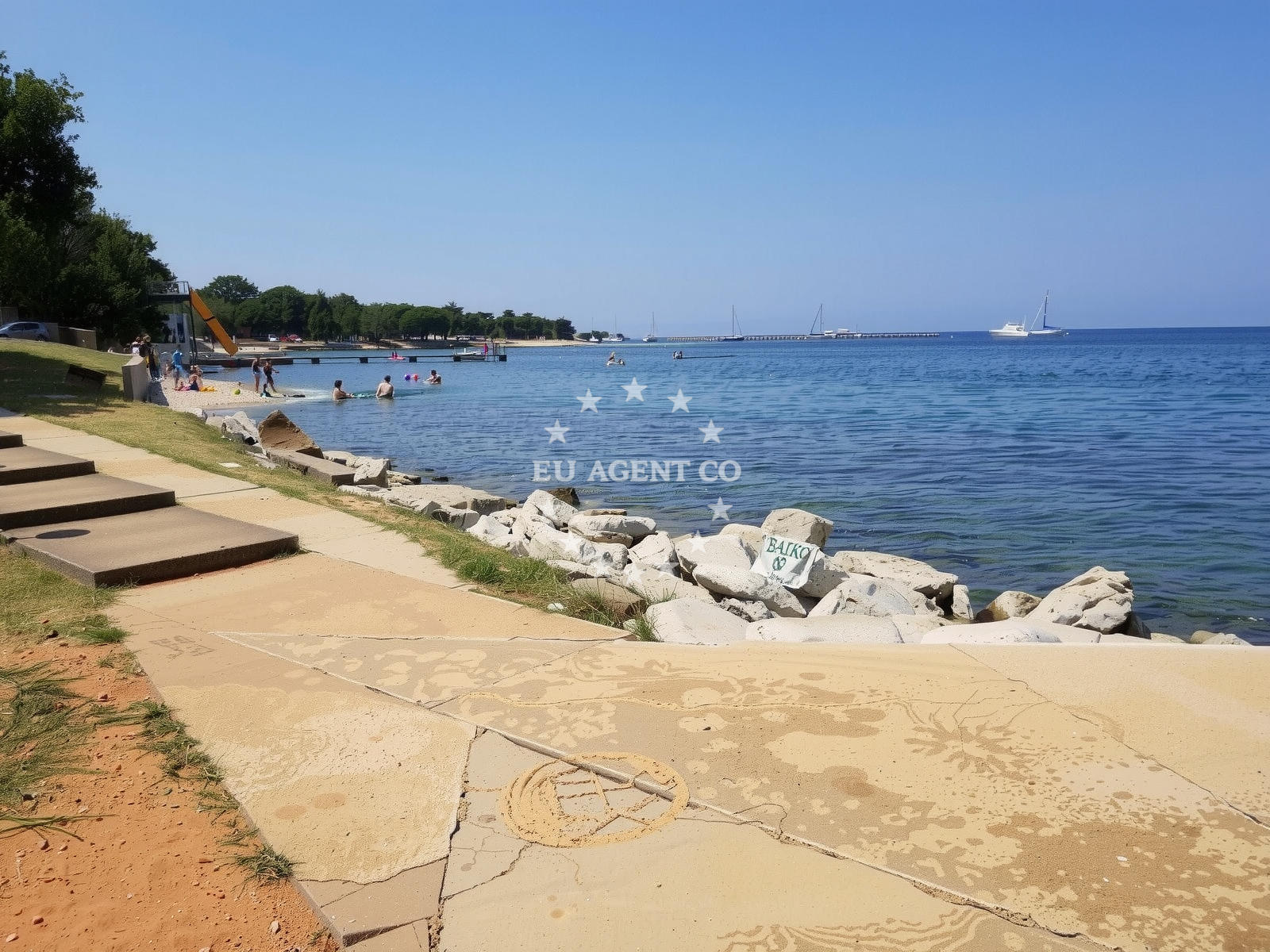 Additional view of Porat beach in Kadulja 12, Poreč