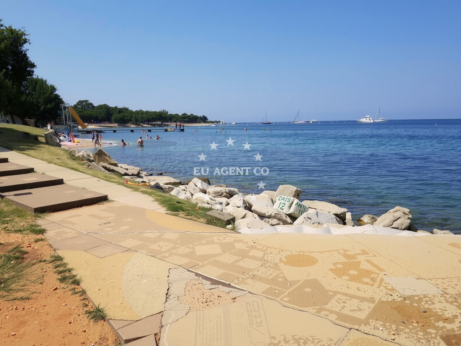 Additional view of Porat beach in Kadulja 12, Poreč