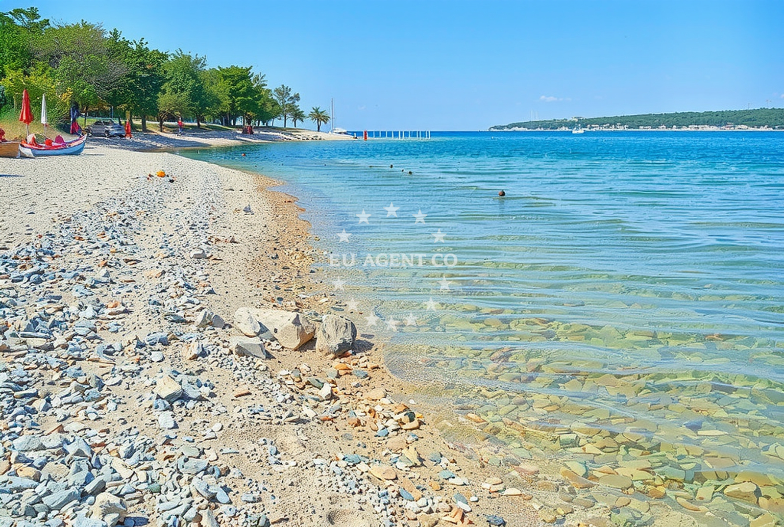Additional view of Porat beach in Kadulja 12, Poreč