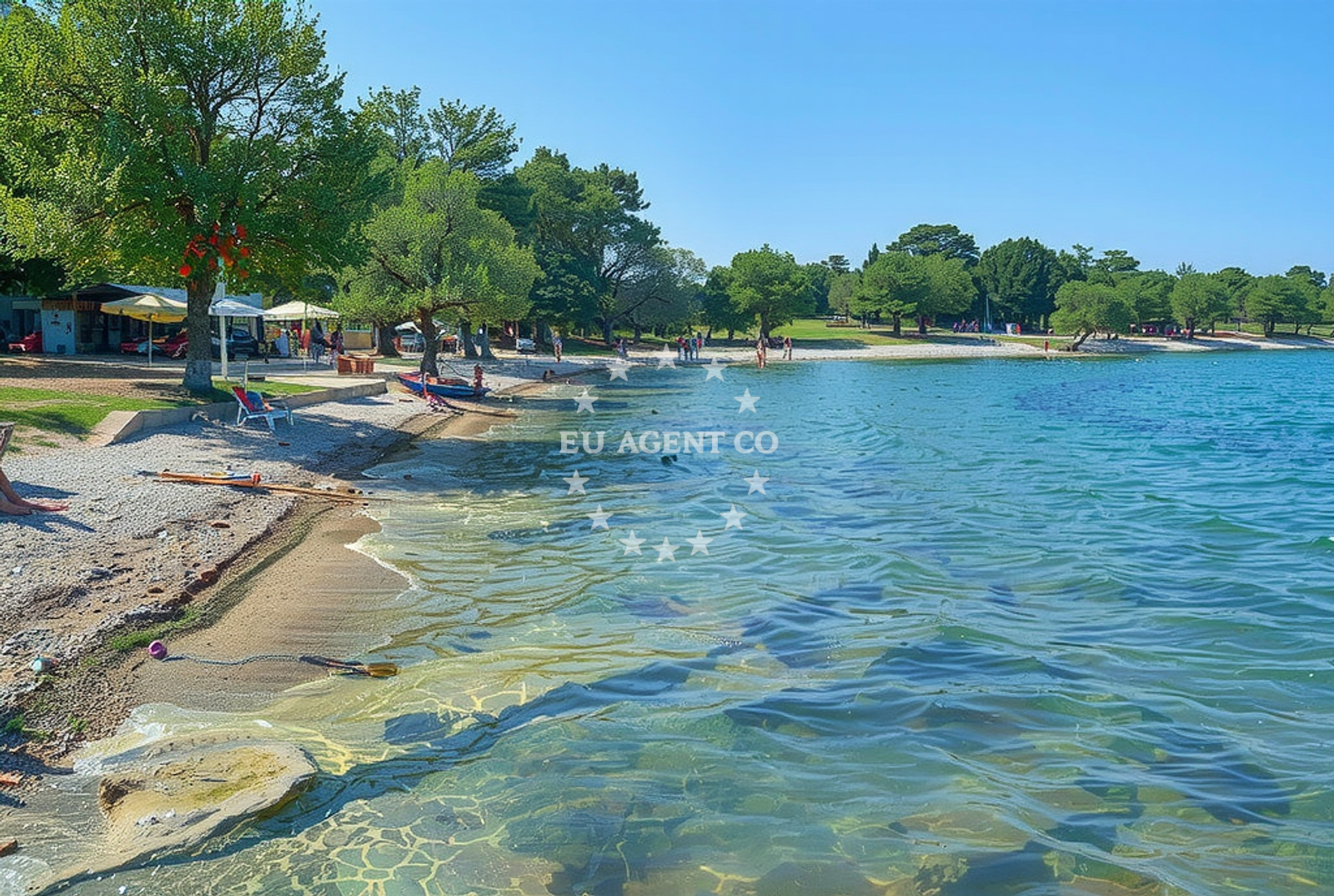 Additional view of Porat beach in Kadulja 12, Poreč