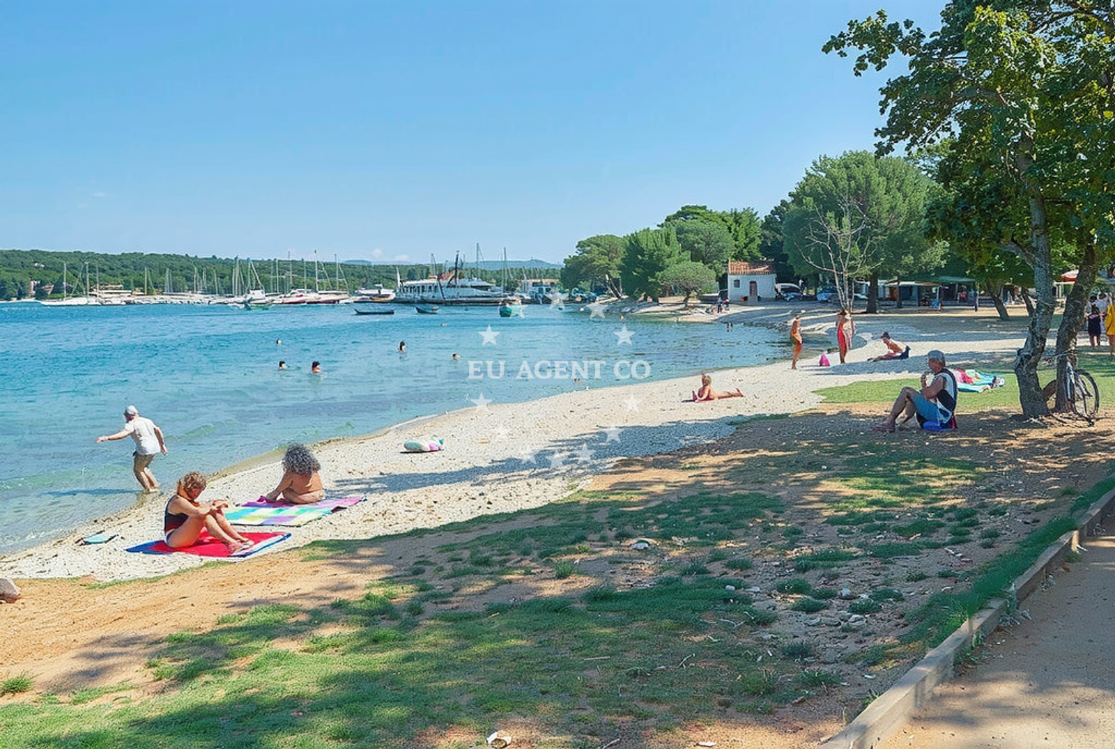 Additional view of Porat beach in Kadulja 12, Poreč