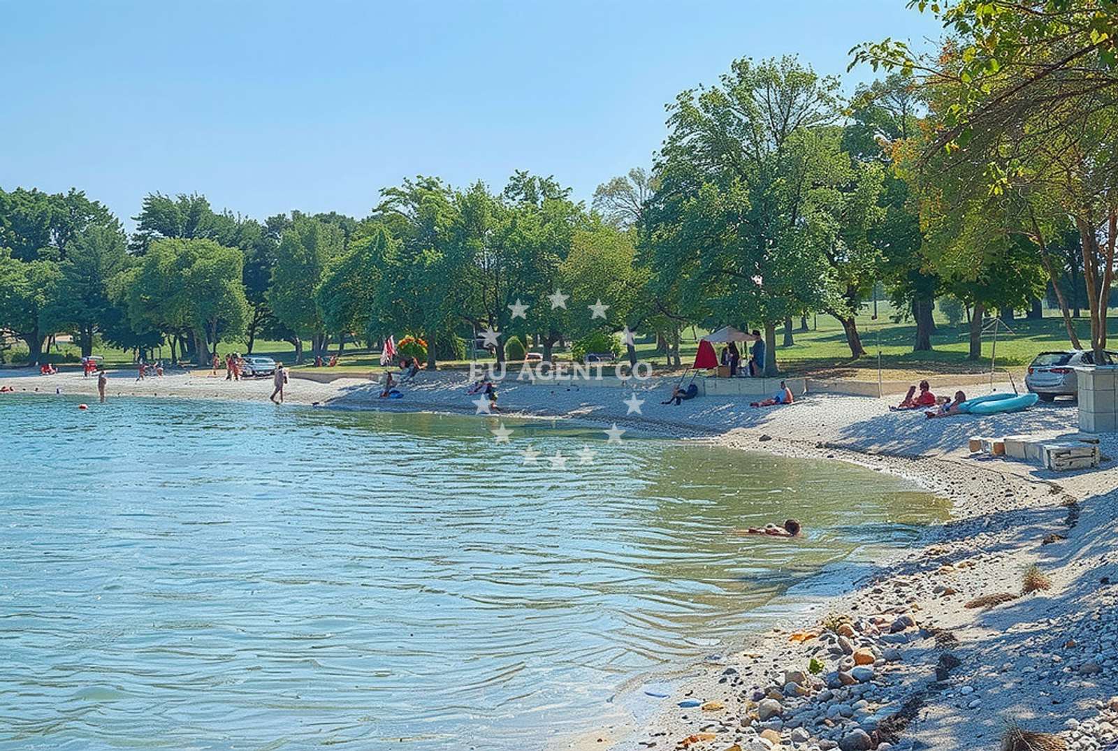 Additional view of Porat beach in Kadulja 12, Poreč