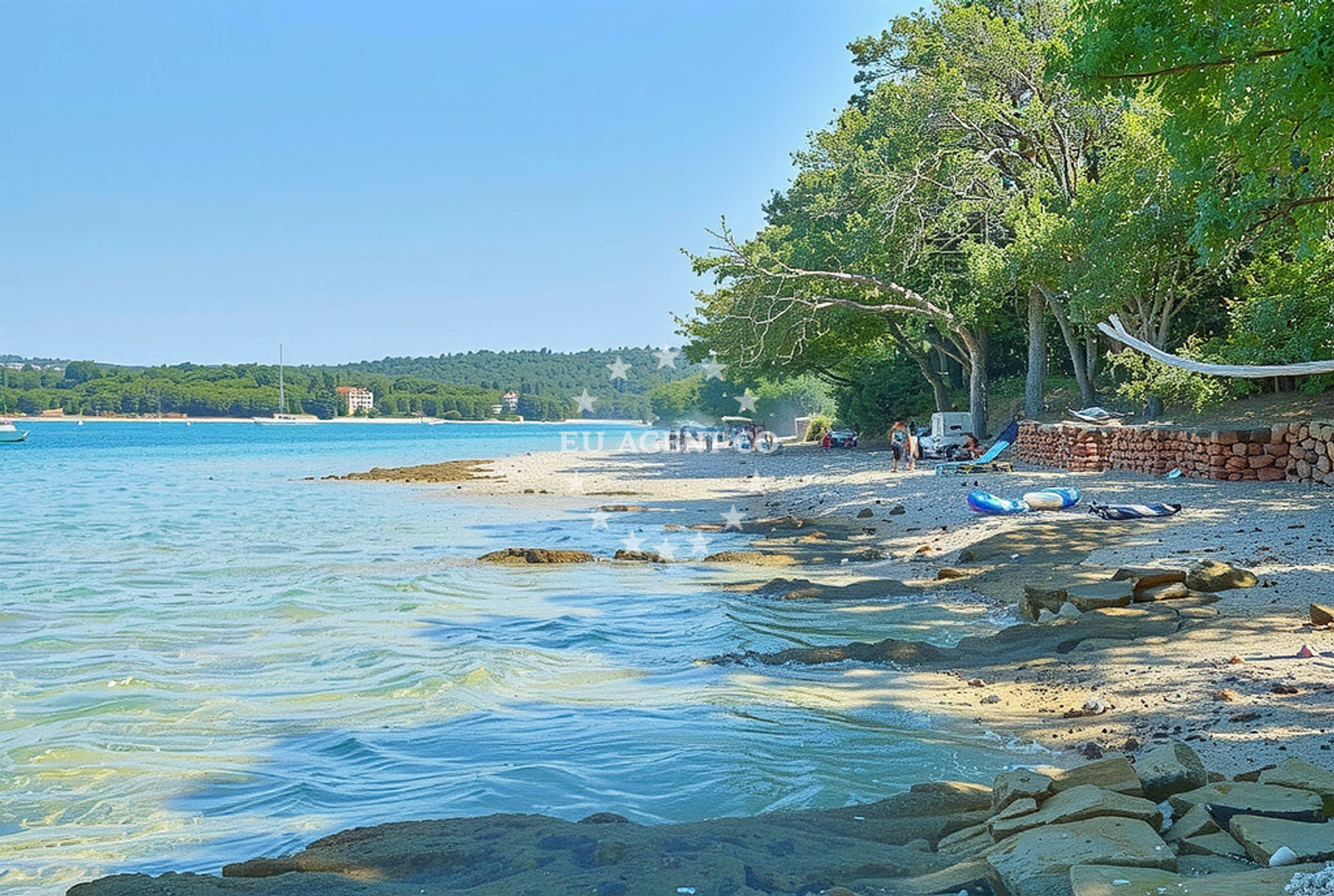 Additional view of Porat beach in Kadulja 12, Poreč