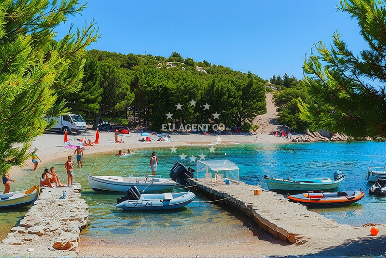 Additional view of Porat beach in 9a Put Malenice, Drage