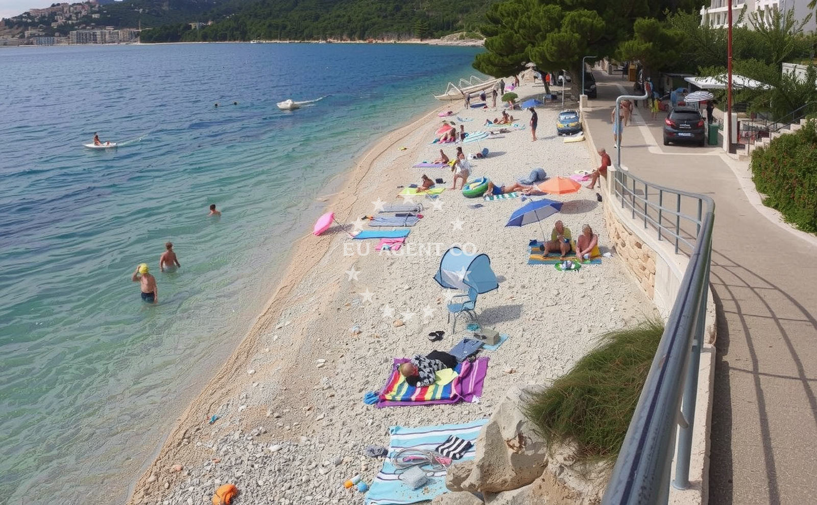 Additional view of Porat beach in Porat 116, Živogošće