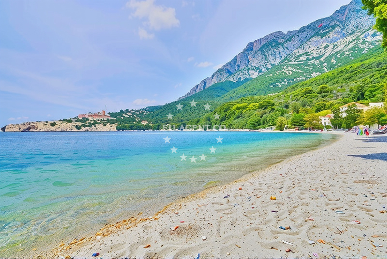 Additional view of Porat beach in Porat 116, Živogošće