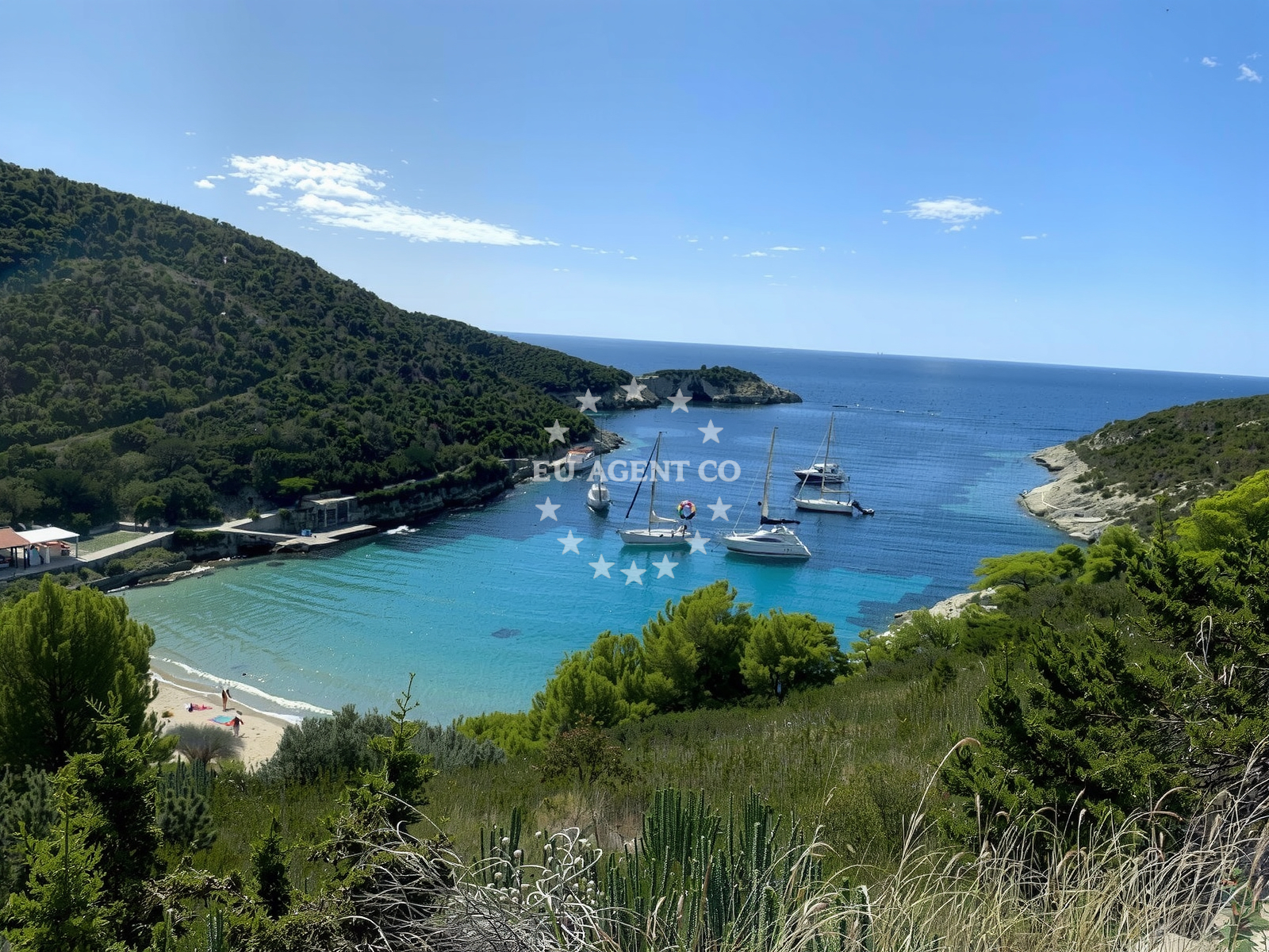 Additional view of Porat beach in 21 Obala Pape Aleksandra III., Komiža