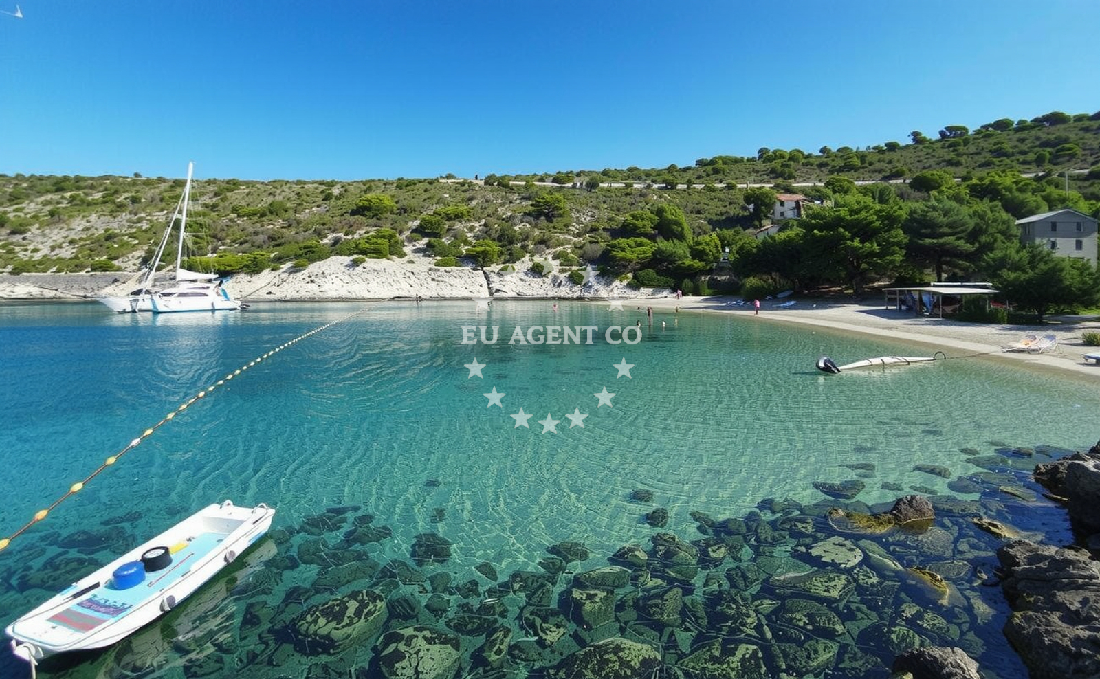 Additional view of Porat beach in 21 Obala Pape Aleksandra III., Komiža