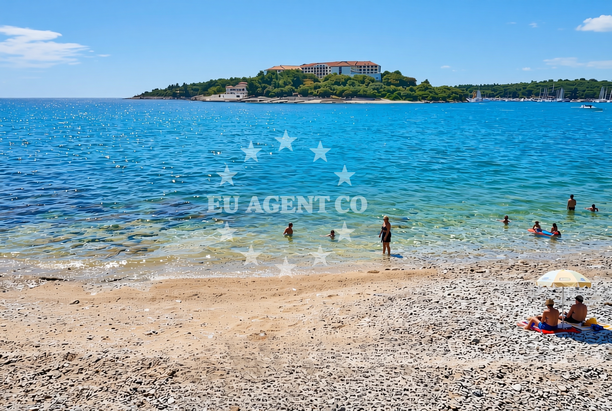 Additional view of Porat, Pješčana Uvala Beach in Porat
