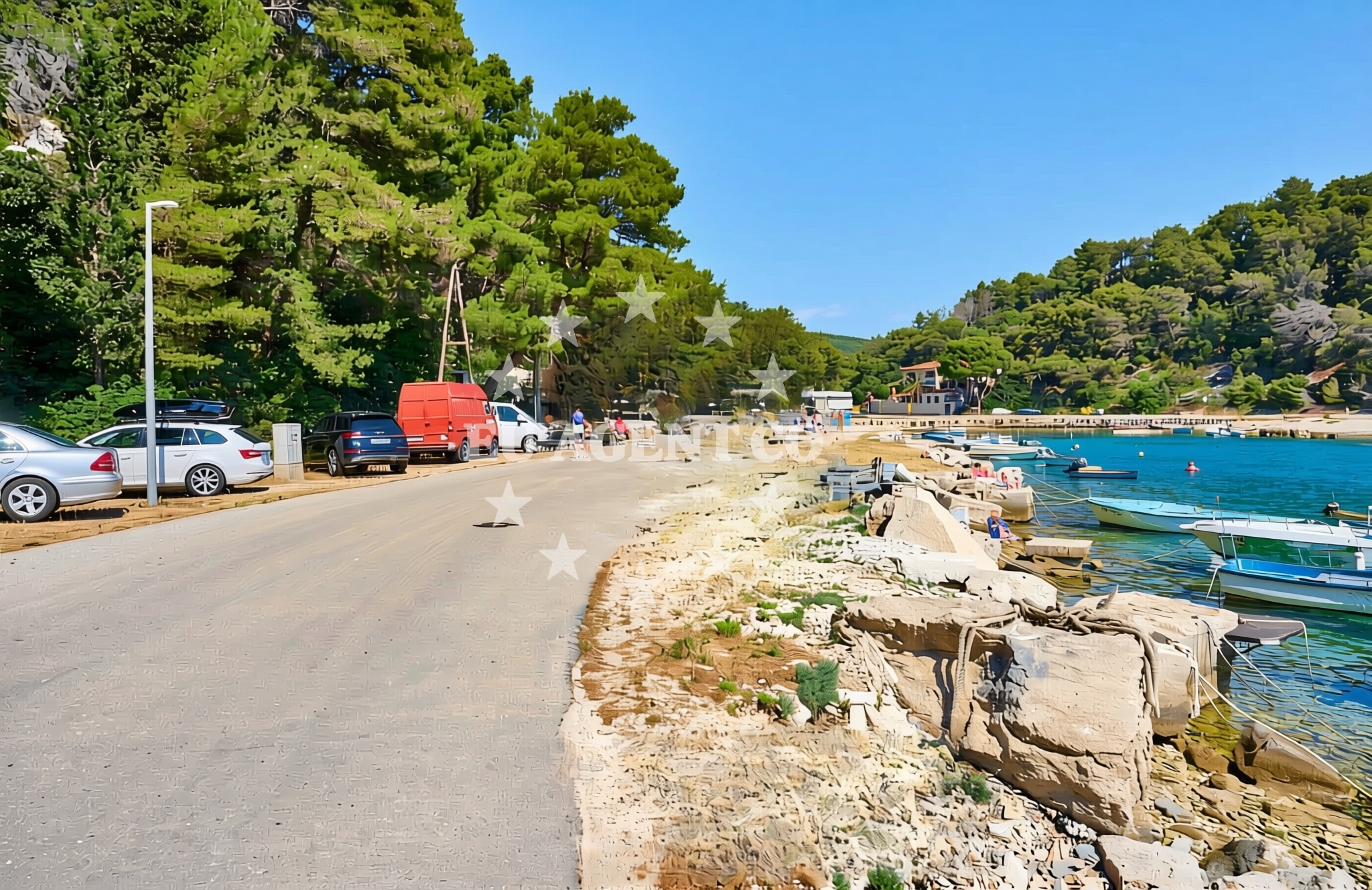 Additional view of Porat, Selca (Brač) Beach in Porat