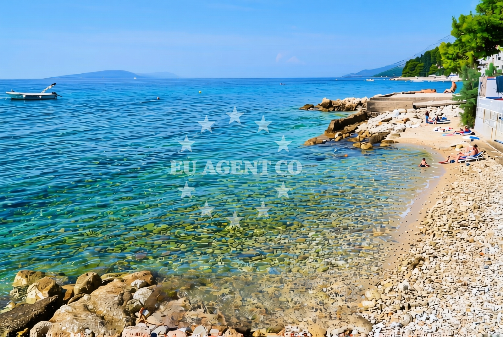 Additional view of Porat, Zaostrog Beach in Porat