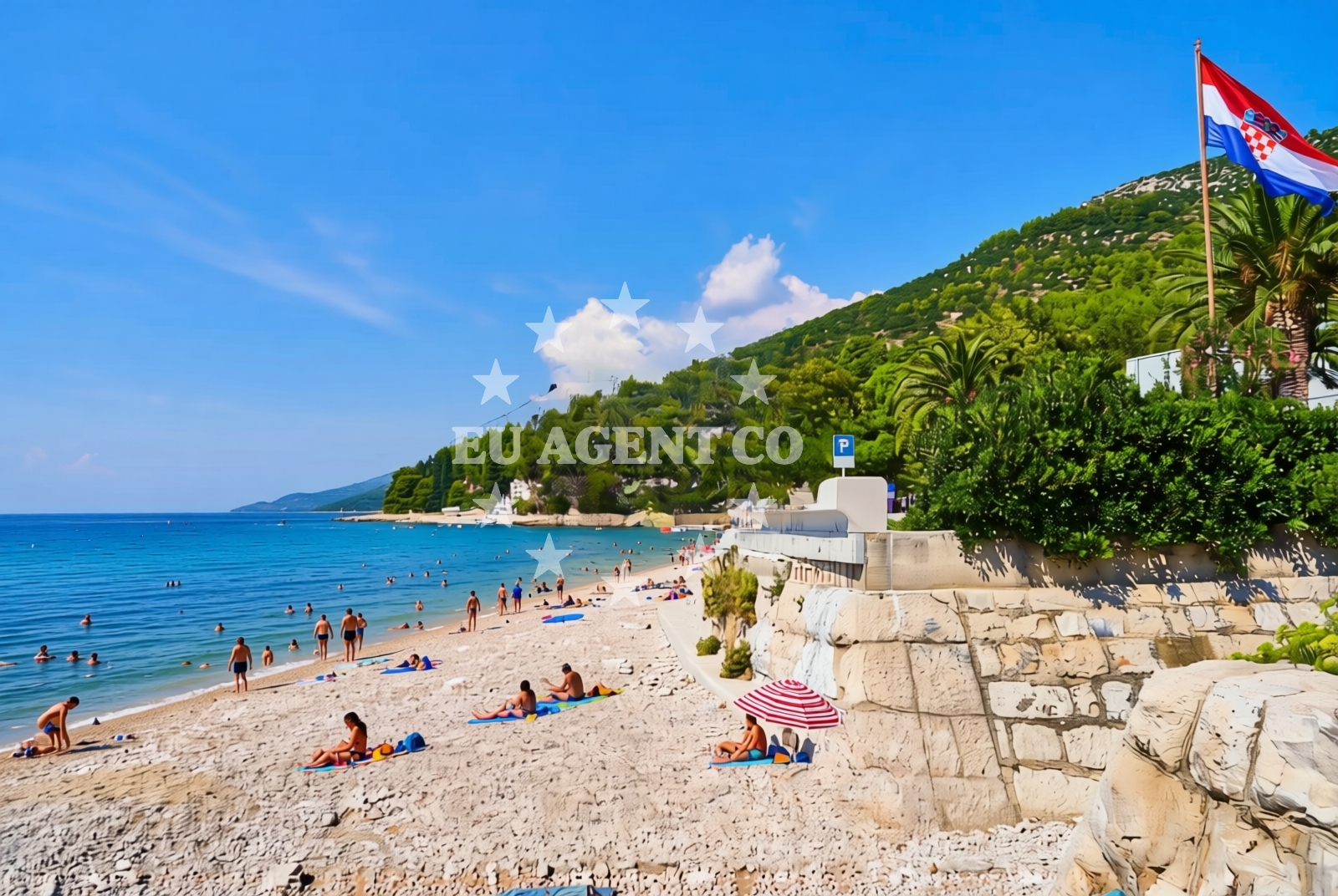 Additional view of Porat, Zaostrog Beach in Porat