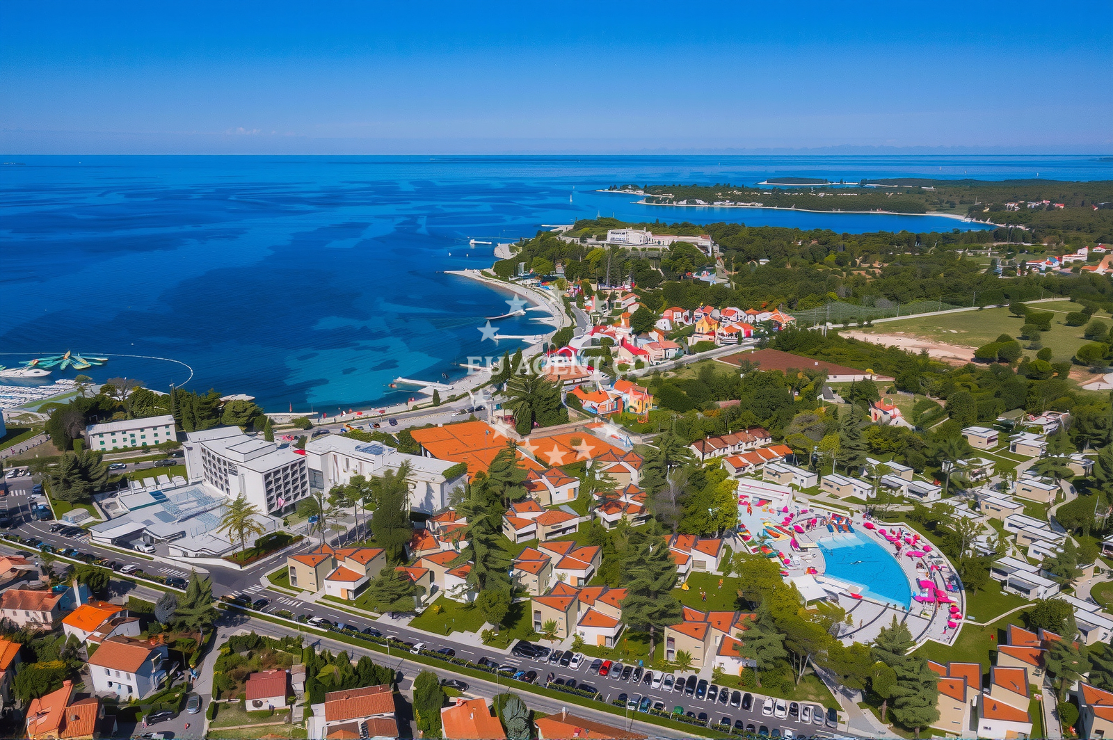 Additional view of Porec beach in 38 Špadići, Poreč
