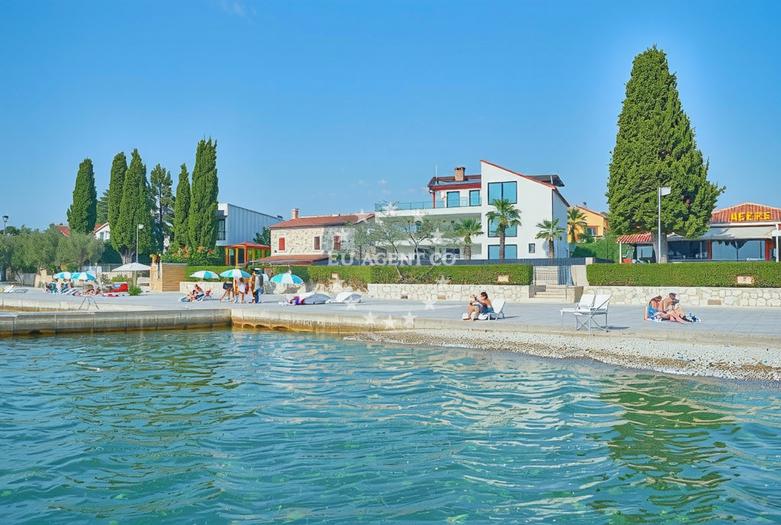 Additional view of Porec beach in 38 Špadići, Poreč