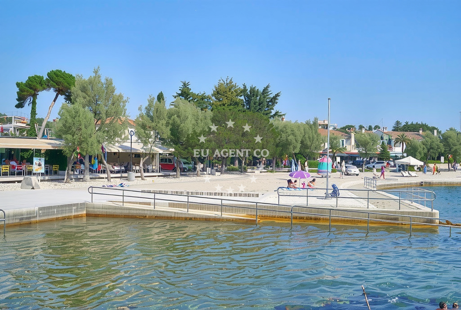 Additional view of Porec beach in 38 Špadići, Poreč