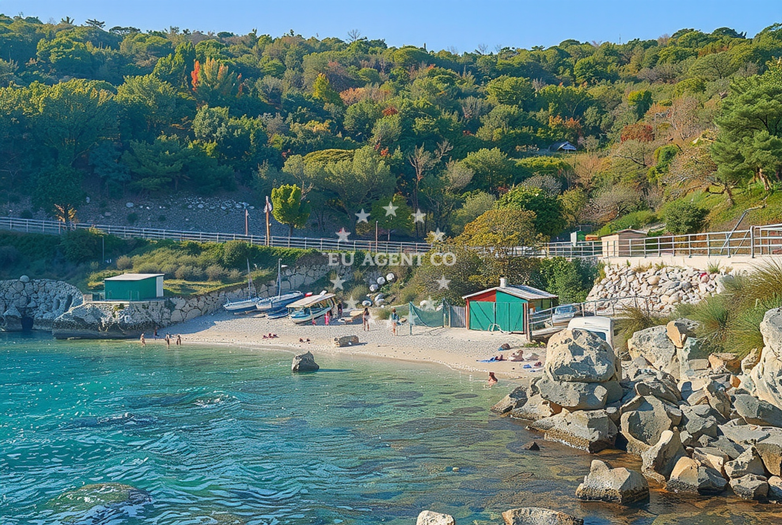 Additional view of Porozina beach in Beli 2, Beli