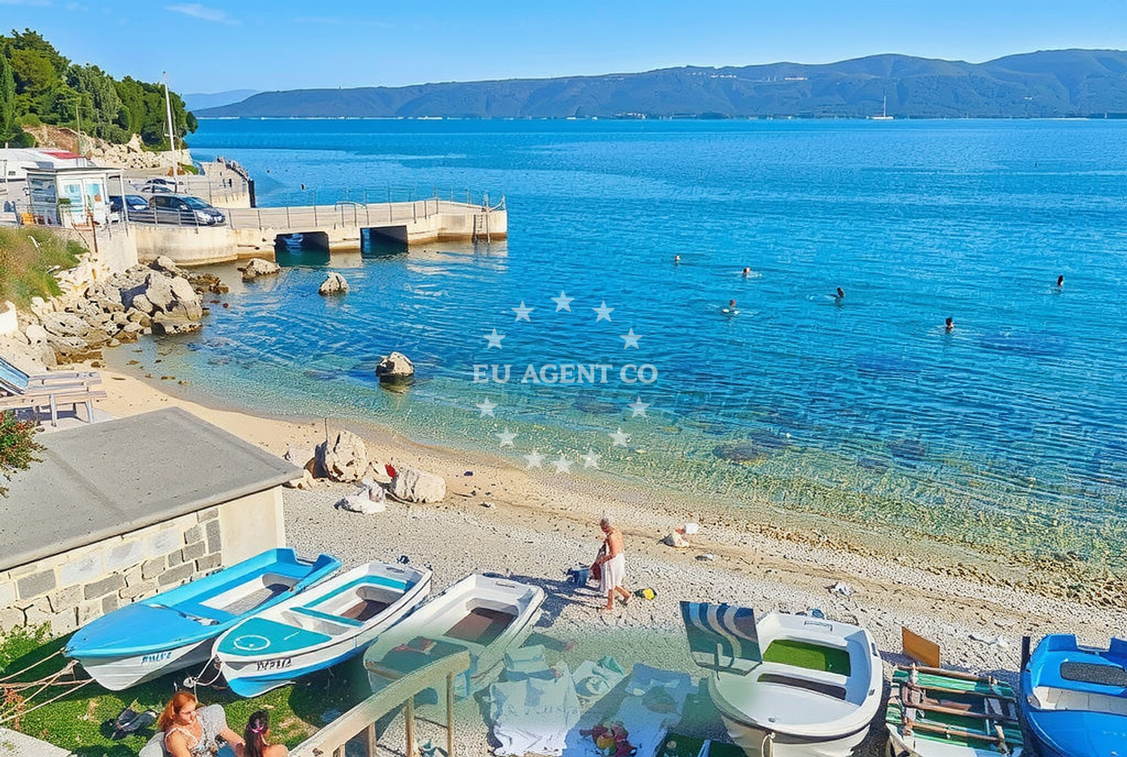 Additional view of Porozina beach in Beli 2, Beli