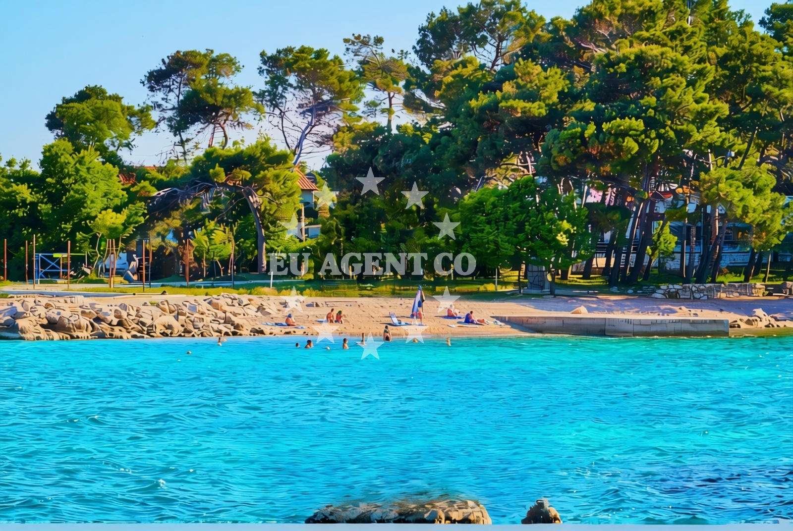 Additional view of Porporela (Lukobran) sredina, Krk (Krk) Beach in Porporela (Lukobran) sredina