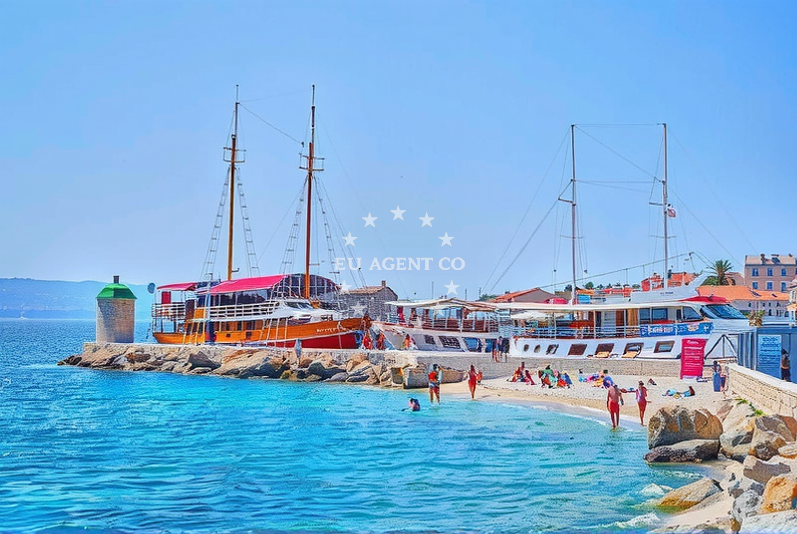 Additional view of Port Bol beach in Hrvatskih Domobrana 77, Bol