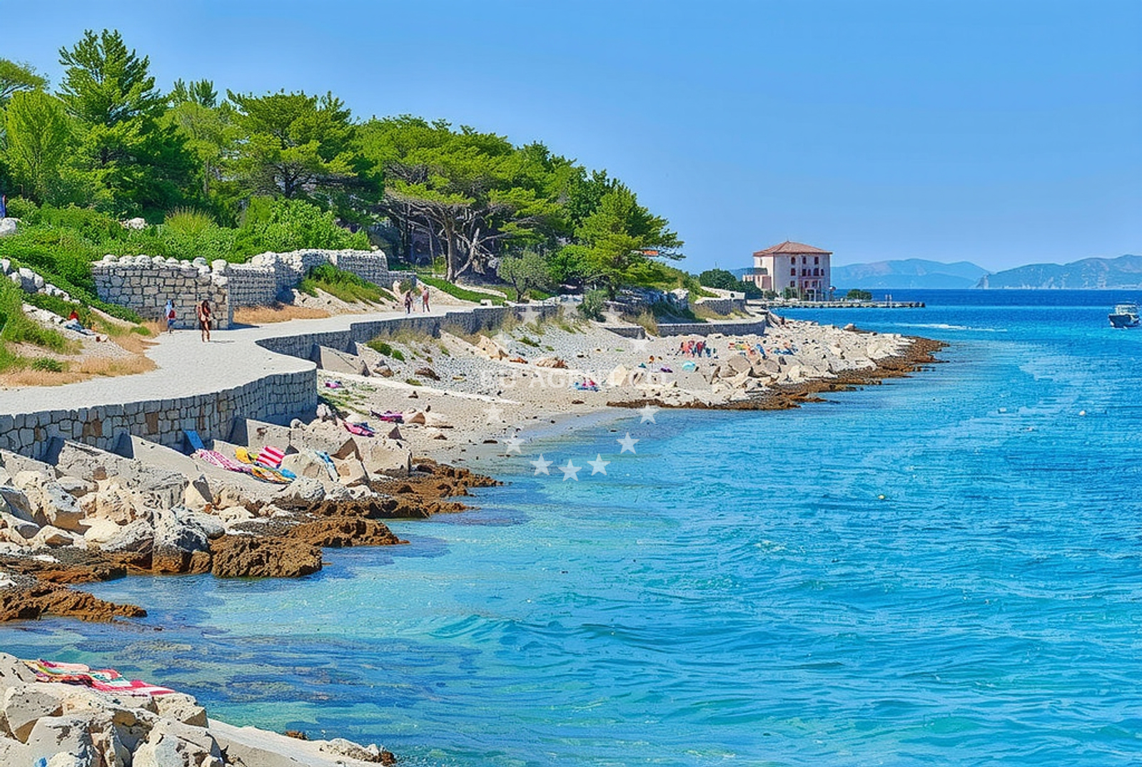 Additional view of Portic beach in Put sela 2, Kaprije, Kaprije