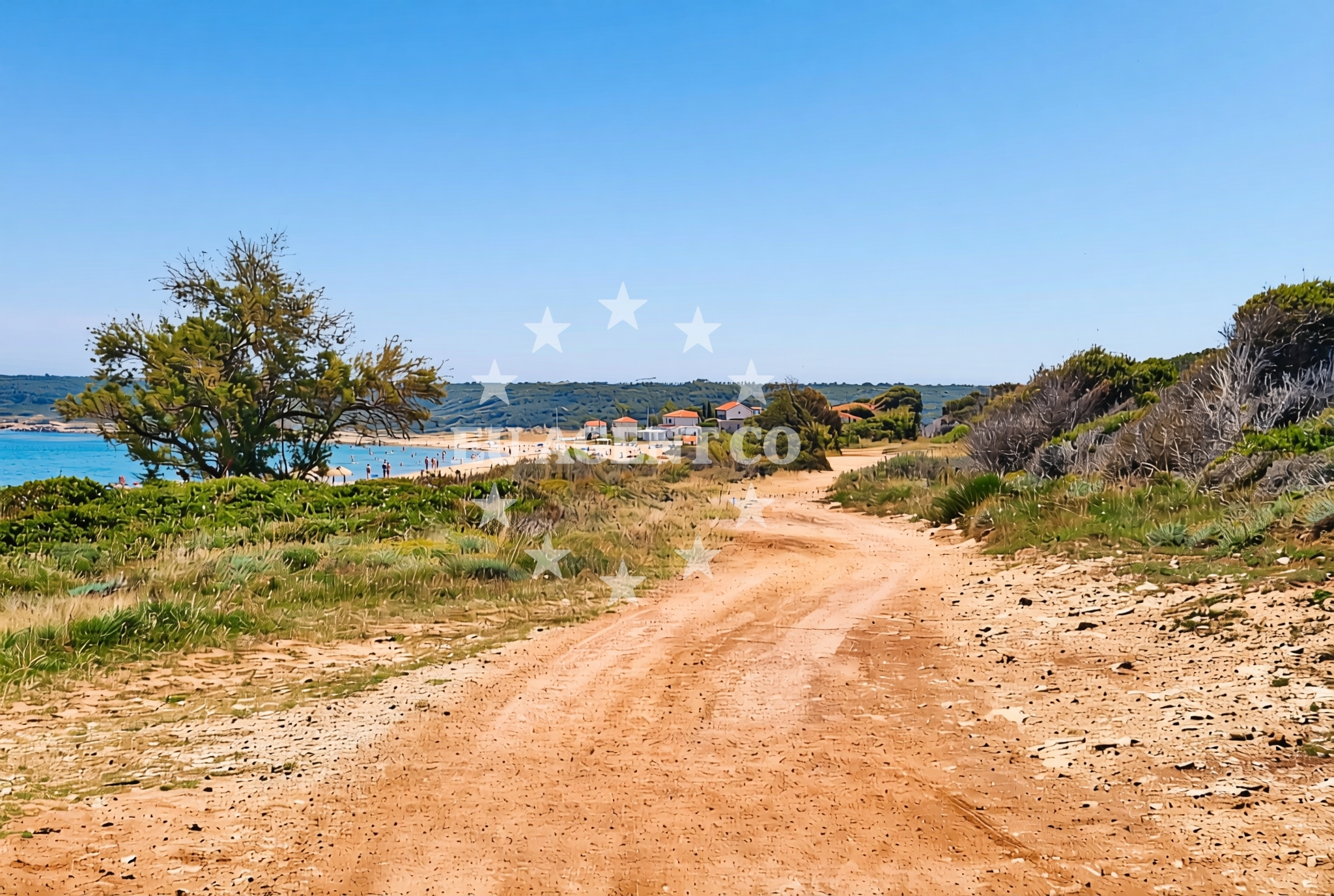 Additional view of Porto dele Liše (dog beach), Šišan Beach in Porto dele Liše (plaža za pse)