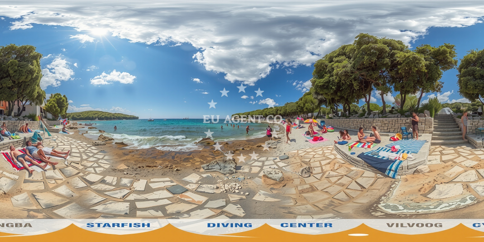 Additional view of Porto Sole beach in Petalon, Vrsar