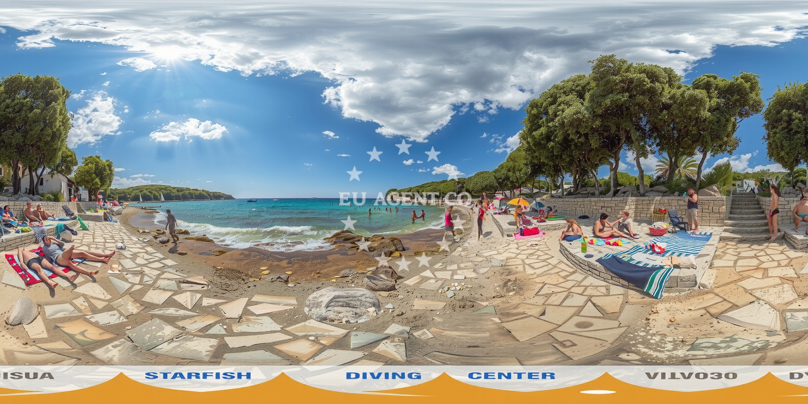 Additional view of Porto Sole beach in Petalon, Vrsar
