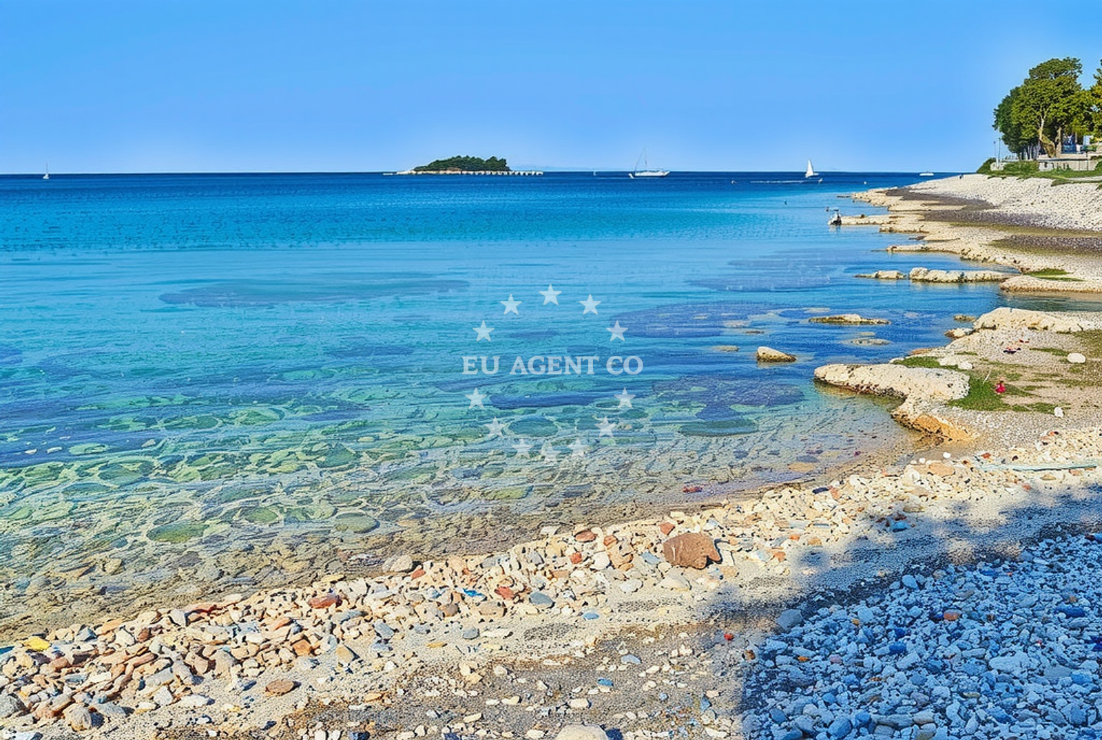Additional view of Porto Sole beach in Petalon, Vrsar