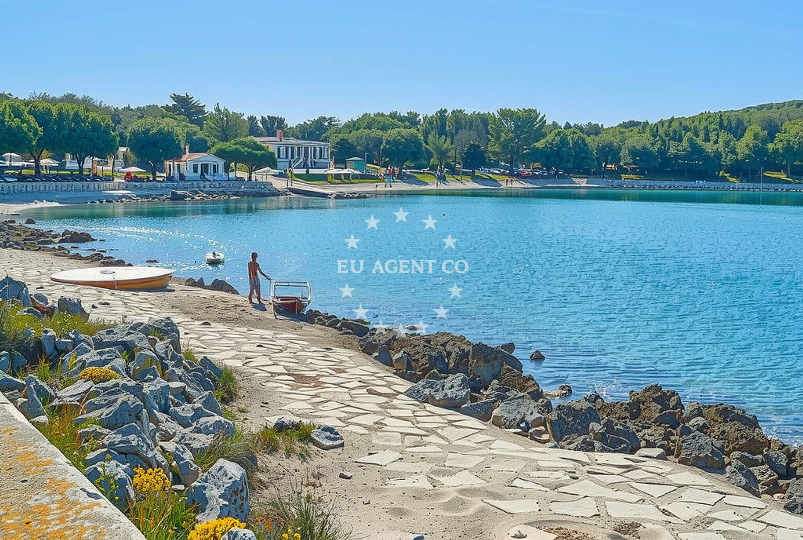Additional view of Porto Sole beach in Petalon, Vrsar
