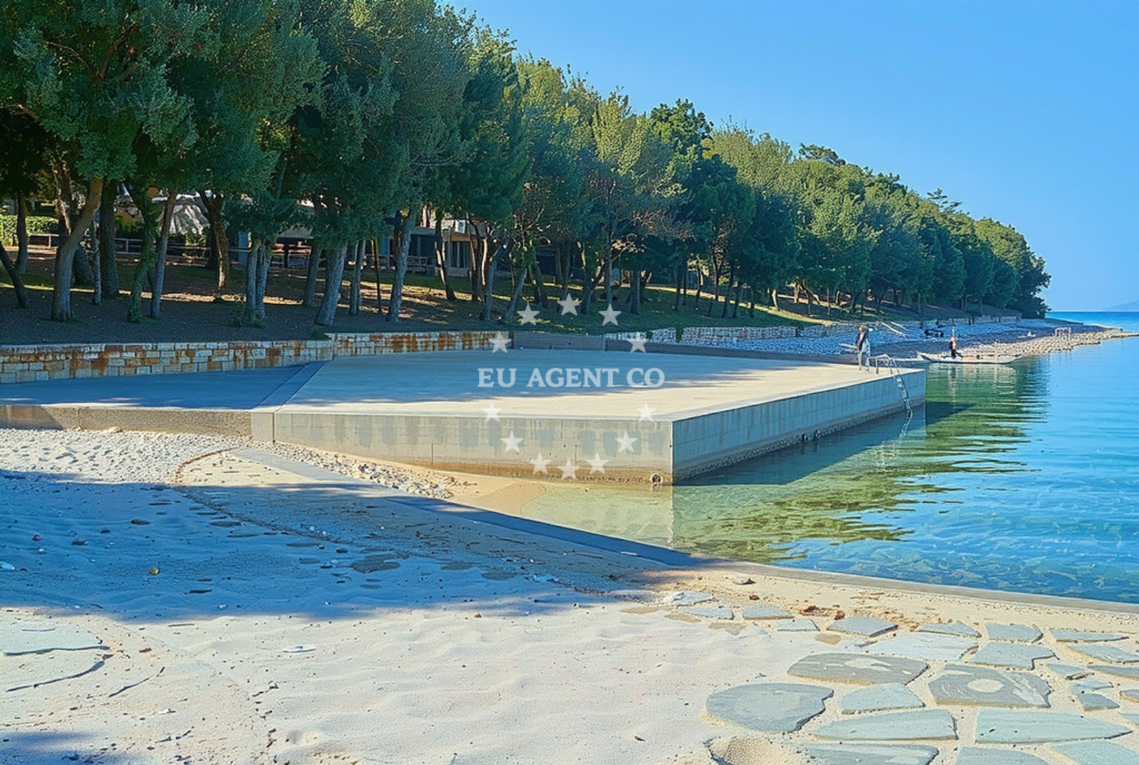 Additional view of Porto Sole beach in Petalon, Vrsar