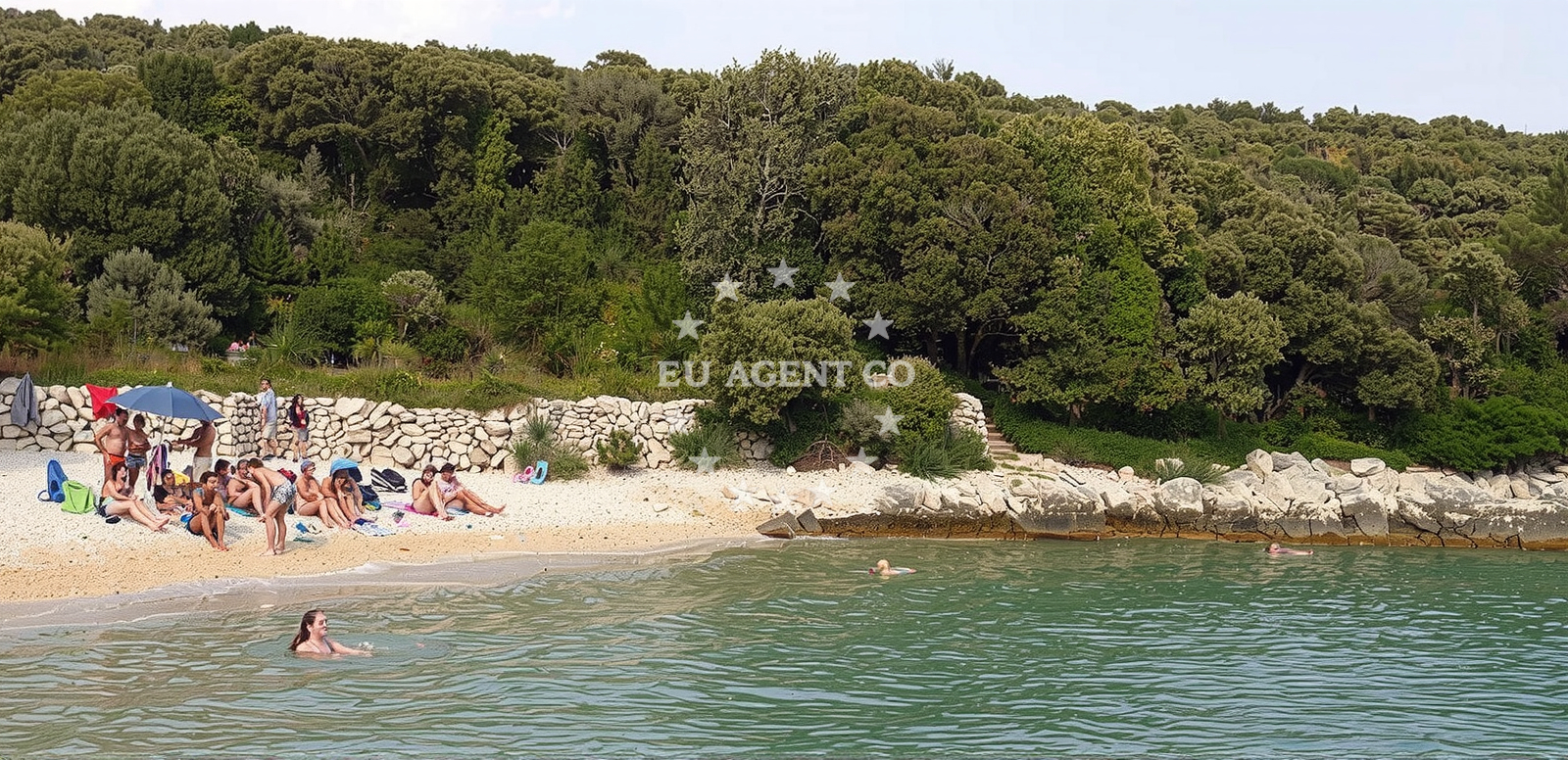Additional view of Portogruaresi beach in Gager 239A, Jakišnica