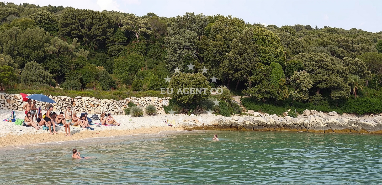 Additional view of Portogruaresi beach in Gager 239A, Jakišnica