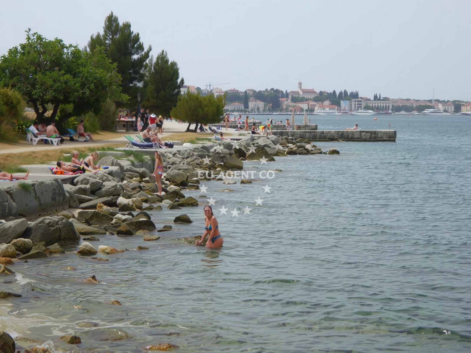 Additional view of Porton Biondi beach in Tonija Godene 8, Rovinj
