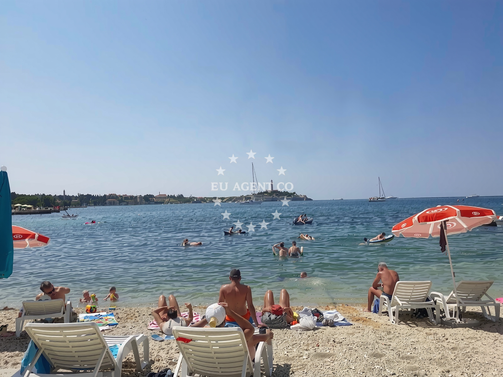 Additional view of Porton Biondi beach in Tonija Godene 8, Rovinj
