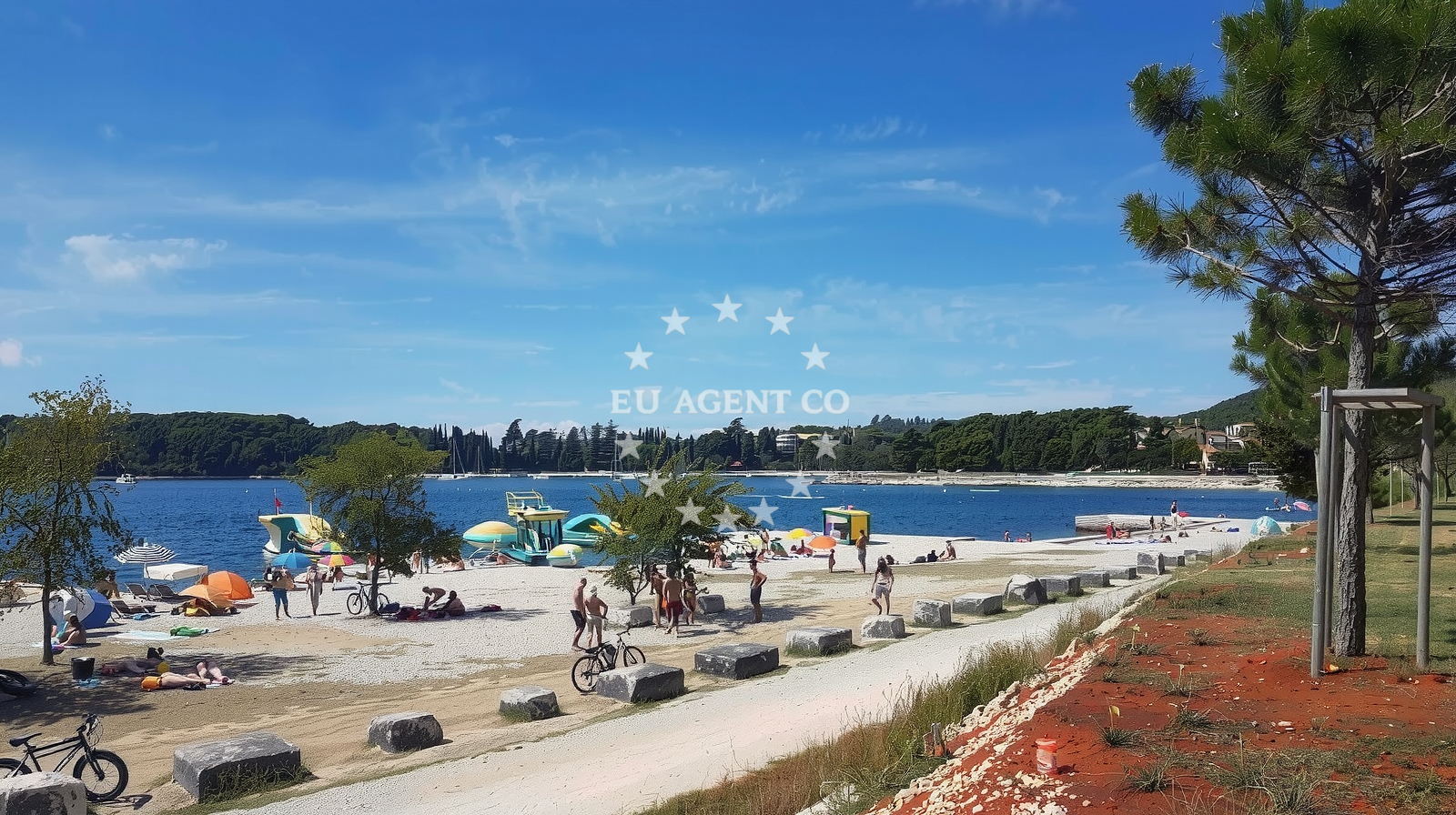 Additional view of Porton Biondi beach in Tonija Godene 8, Rovinj