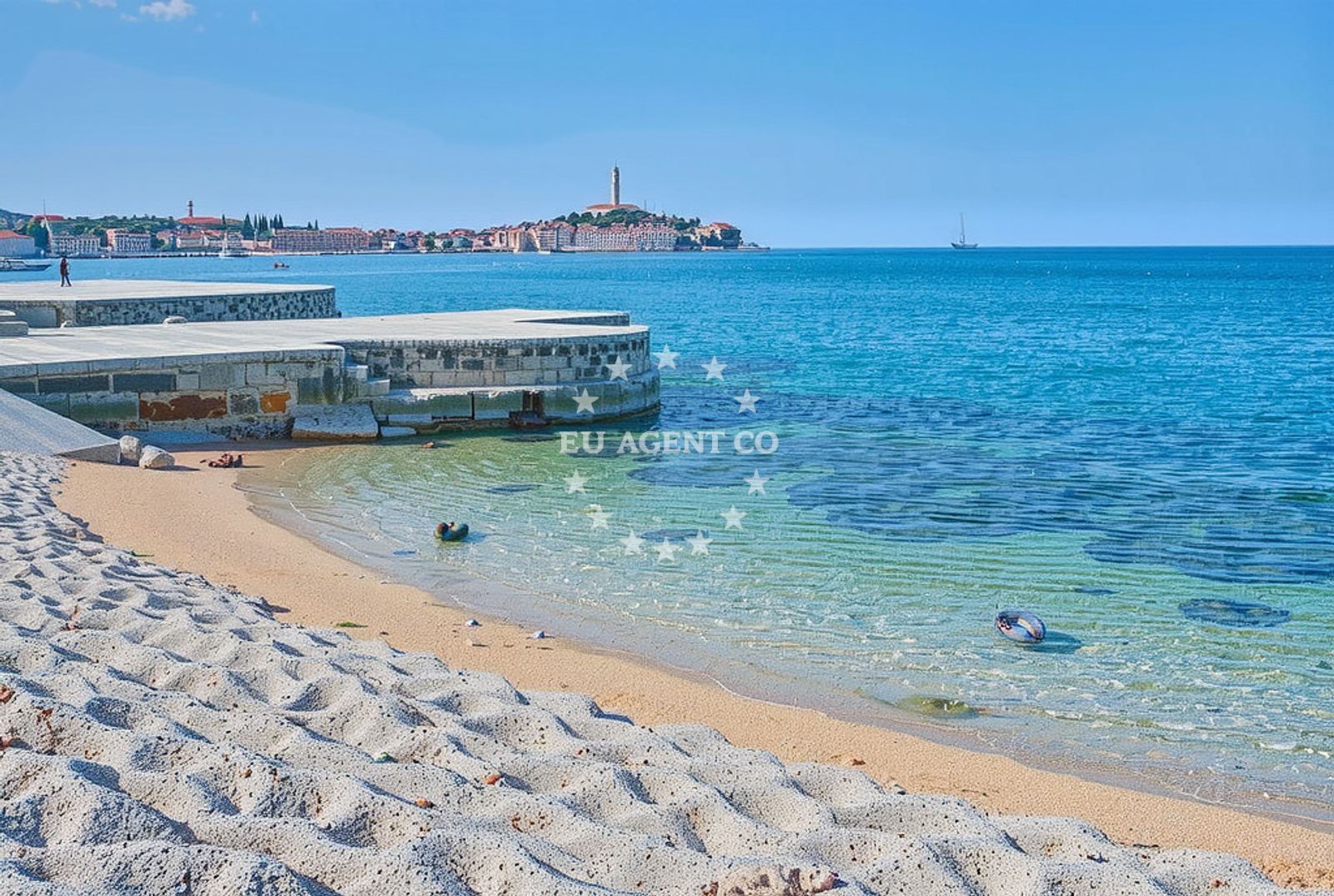 Additional view of Porton Biondi beach in Tonija Godene 8, Rovinj