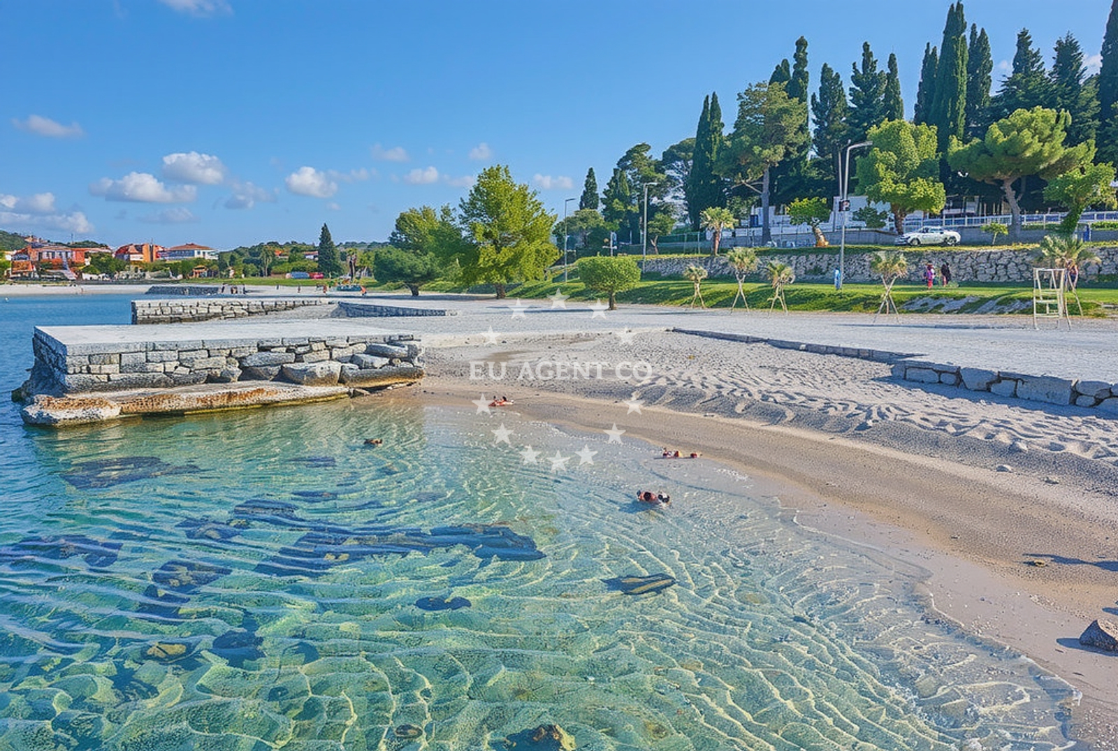 Additional view of Porton Biondi beach in Tonija Godene 8, Rovinj