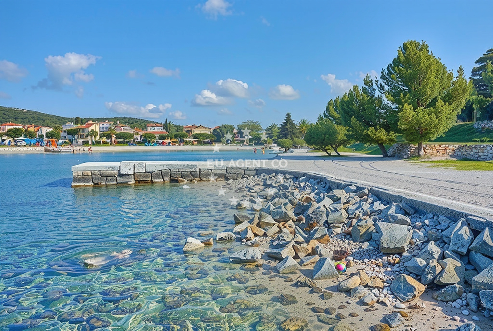 Additional view of Porton Biondi beach in Tonija Godene 8, Rovinj