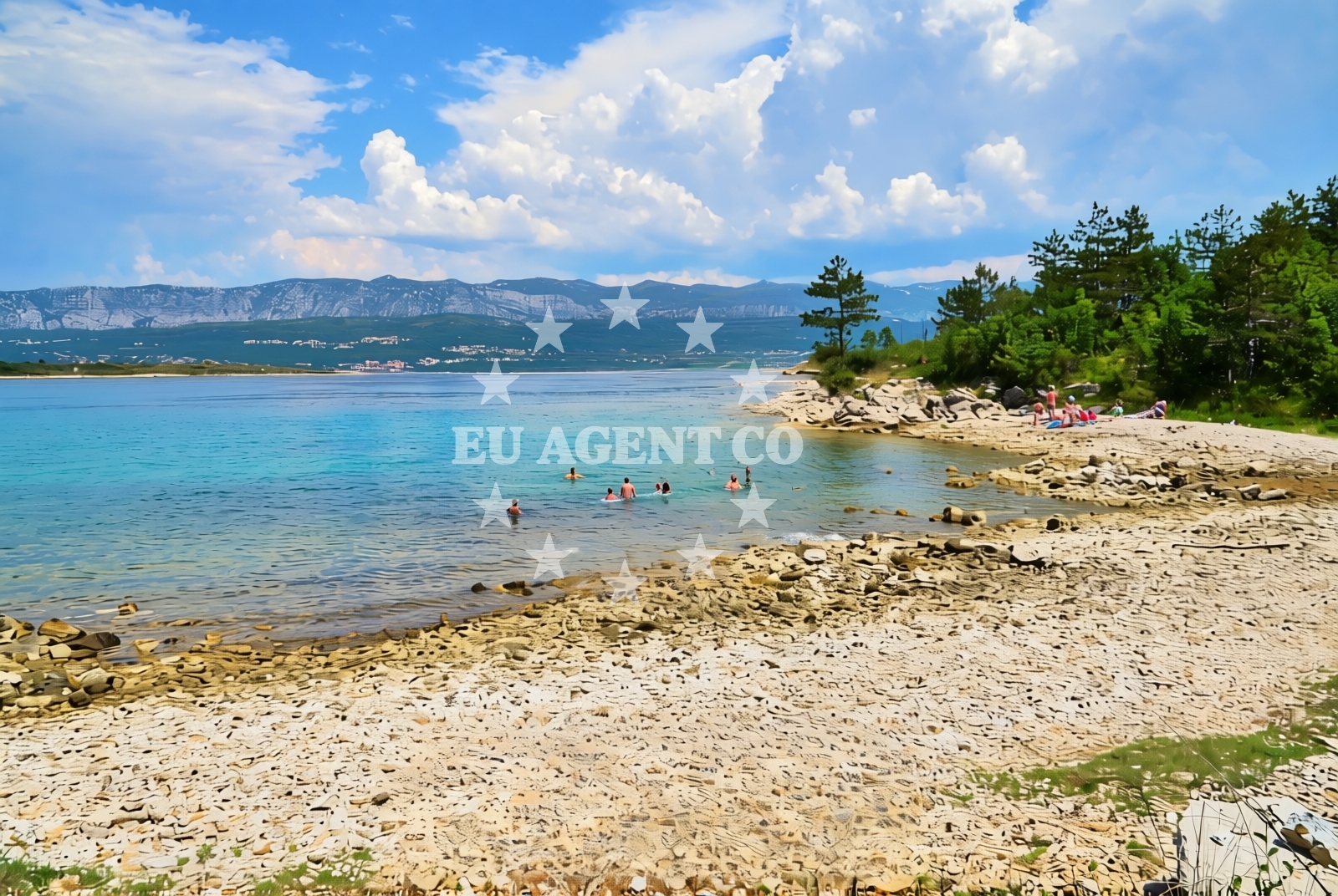Overview of Poružinj, Klimno (Krk) Beach in Poružinj
