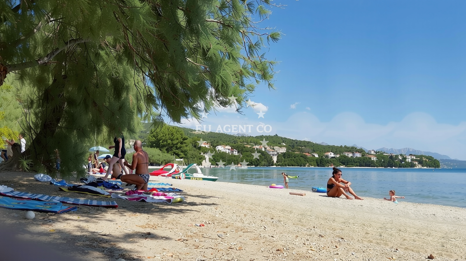 Additional view of Posedarje beach in Marinka Vedrića 50, Posedarje