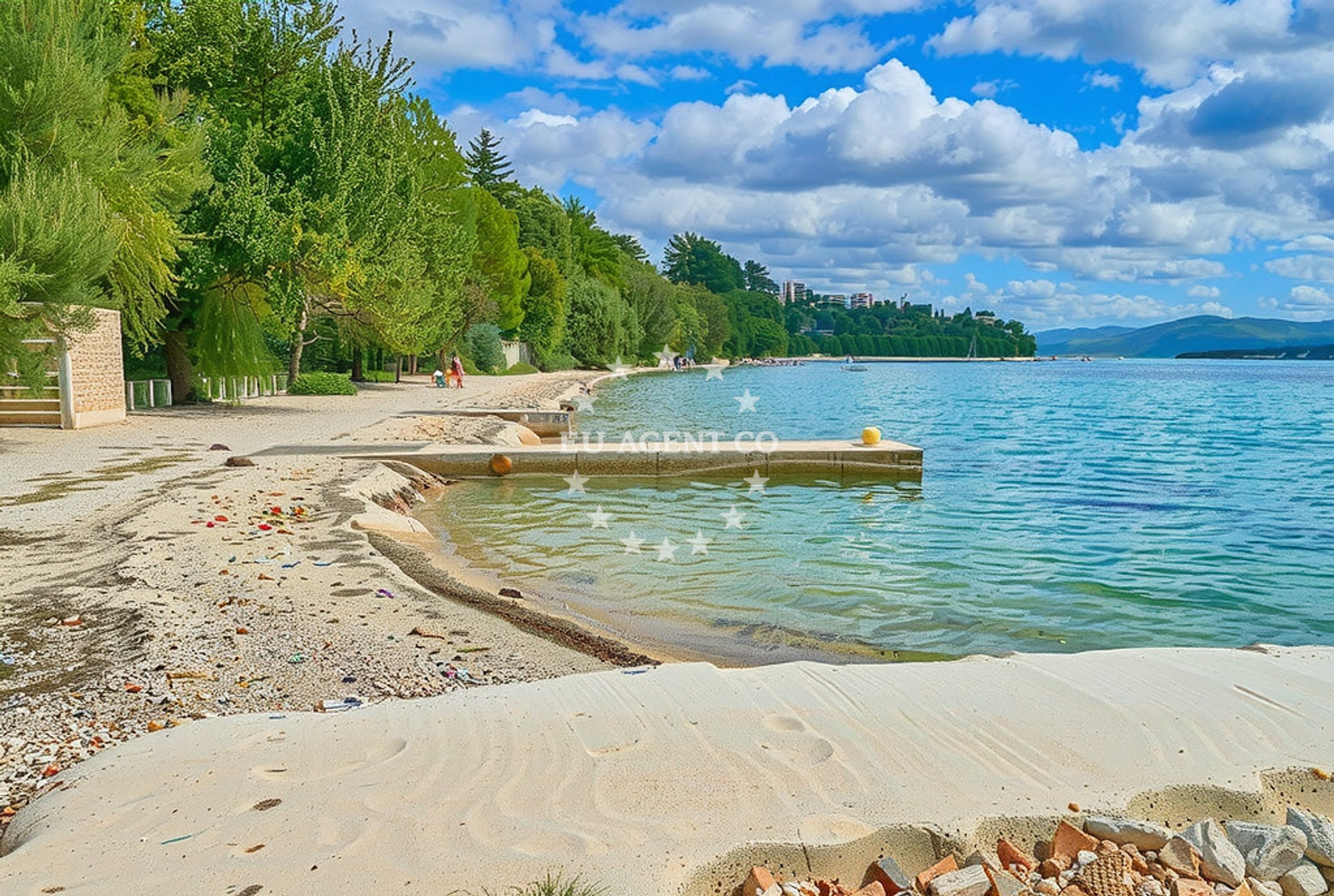 Additional view of Posedarje beach in Marinka Vedrića 50, Posedarje