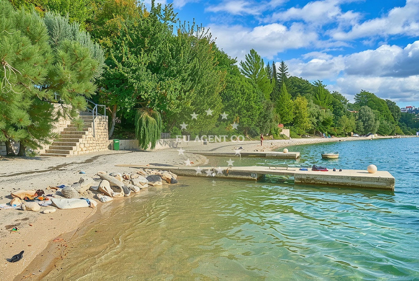 Additional view of Posedarje beach in Marinka Vedrića 50, Posedarje