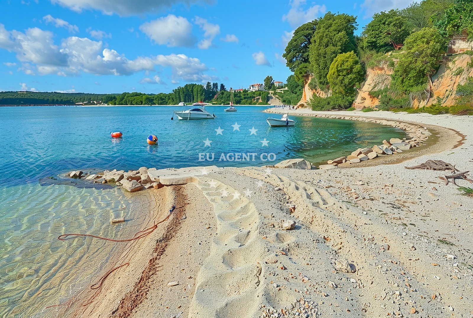 Sea and coastal view of Posedarje beach II in Nikice Gundića, 55, Posedarje