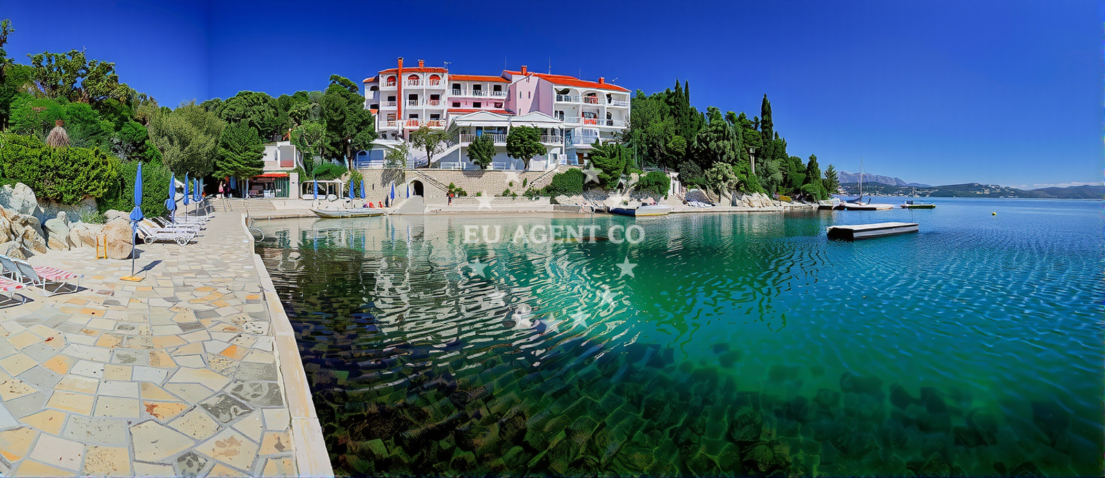 Sea and coastal view of Posedarje beach III
