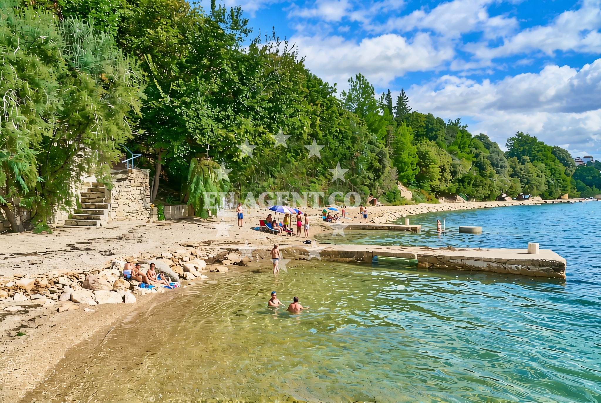 Additional view of Posedarje: beaches and coves (4) in Posedarje