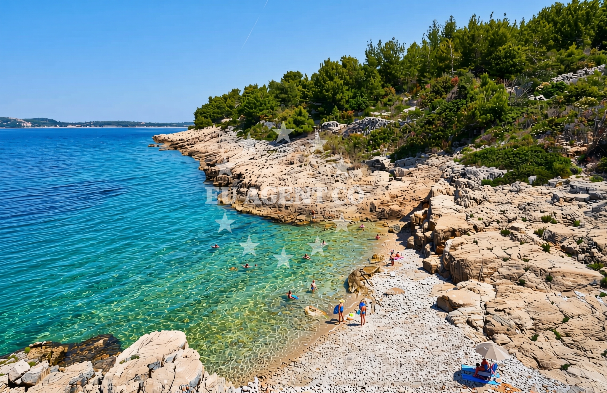 Additional view of Pošta od Širana sjever, Drvenik Veliki (Drvenik Veli) Beach in Pošta od Širana sjever
