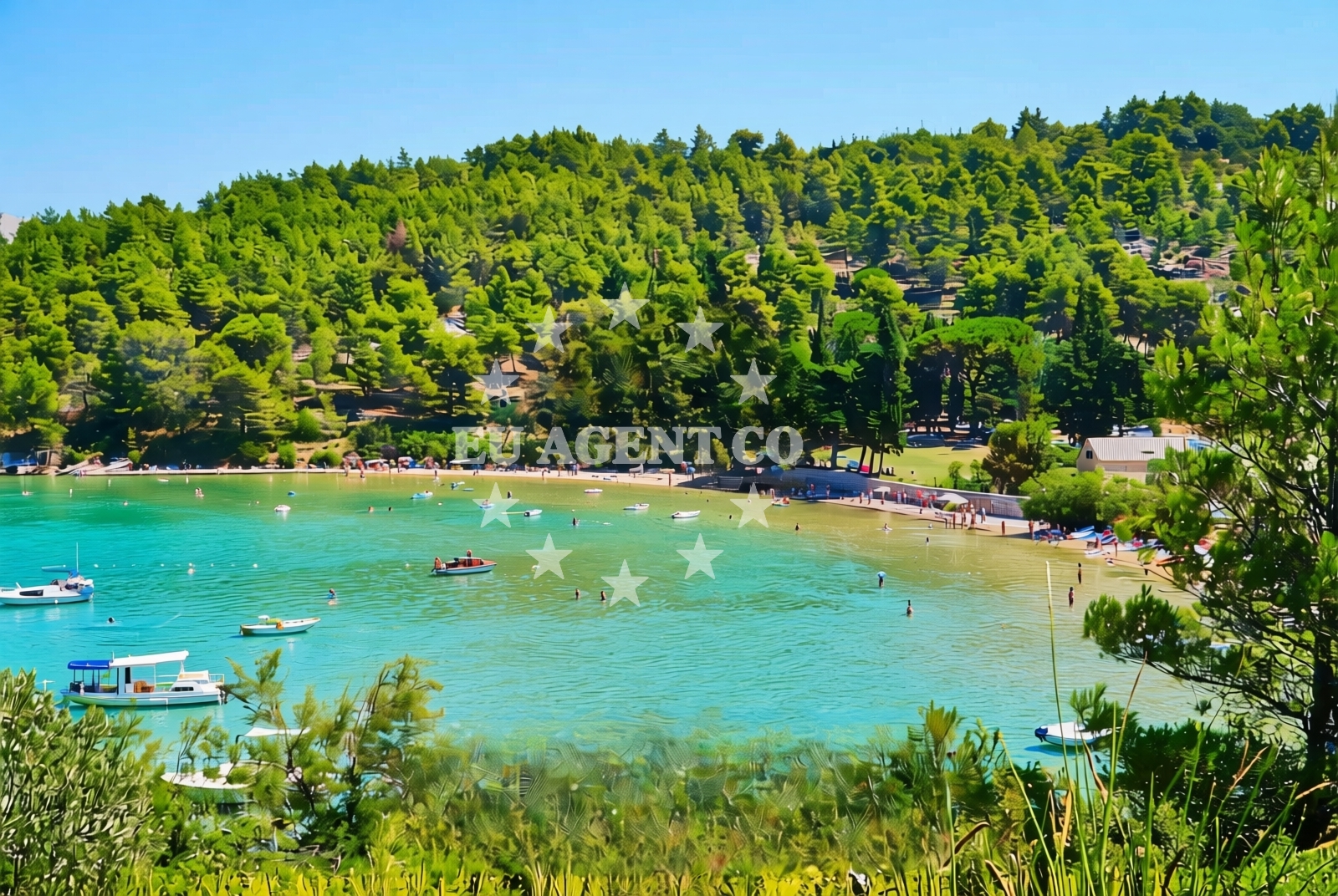 Beach facilities and surroundings at Postira (Brač): beaches and coves (7) in Postira (Brač)
