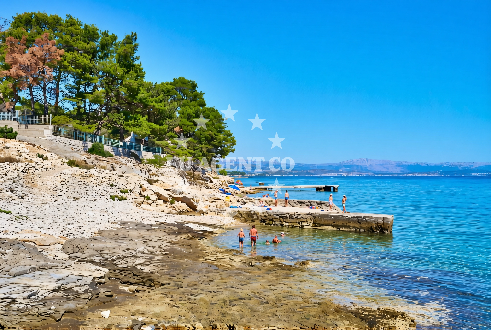 Additional view of Potkamenica istok, Nečujam (Šolta) Beach in Potkamenica istok