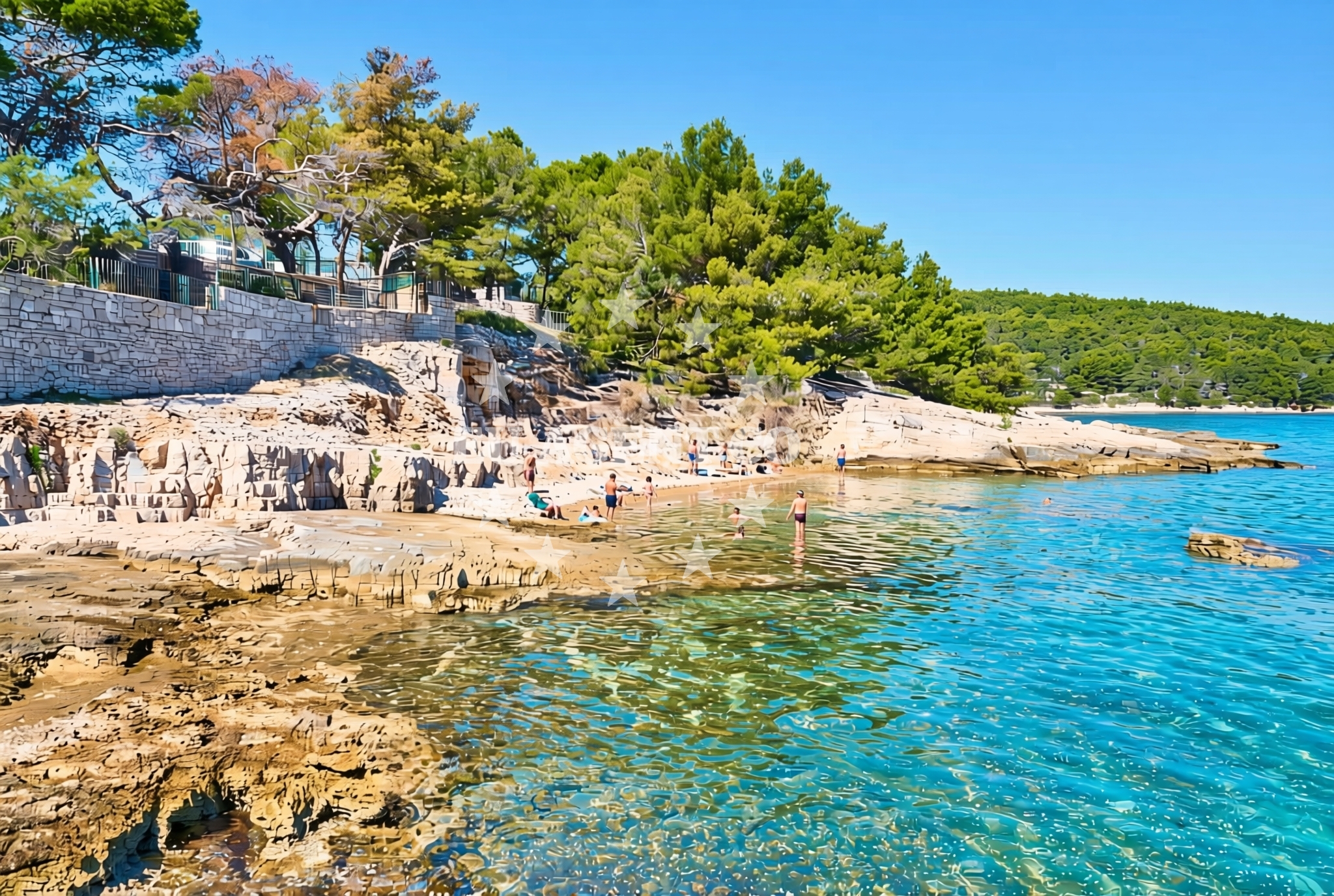 Additional view of Potkamenica istok, Nečujam (Šolta) Beach in Potkamenica istok